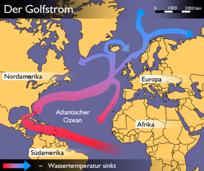 Golfstrom-Karte
